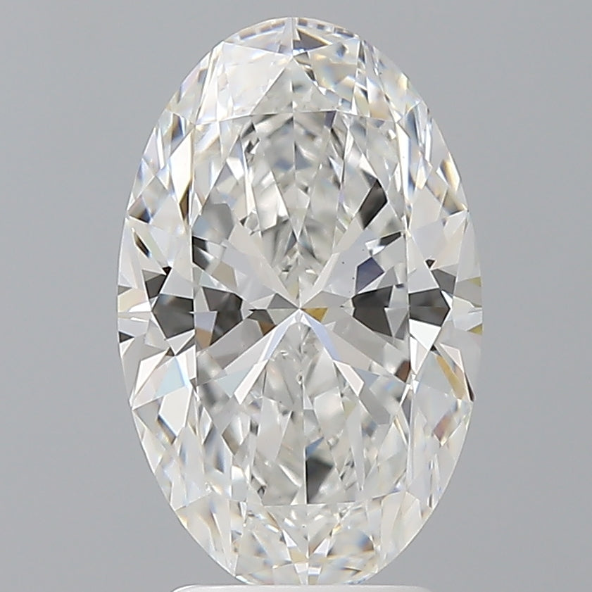 3.05 Carat Oval Shaped, Ideal Cut, E Color, VVS2 Clarity, IGI Certified Lab Grown Diamond