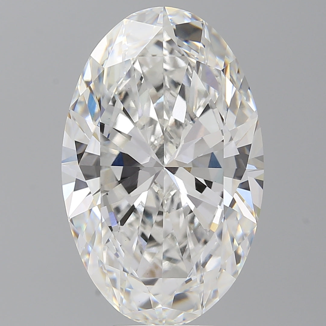 9.59 Carat Oval Shaped, Excellent Cut, E Color, VVS2 Clarity, IGI Certified Lab Grown Diamond
