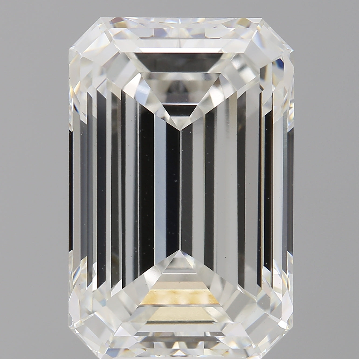 9.07 Carat Emerald Shaped, Ideal Cut, F Color, VVS2 Clarity, IGI Certified Lab Grown Diamond