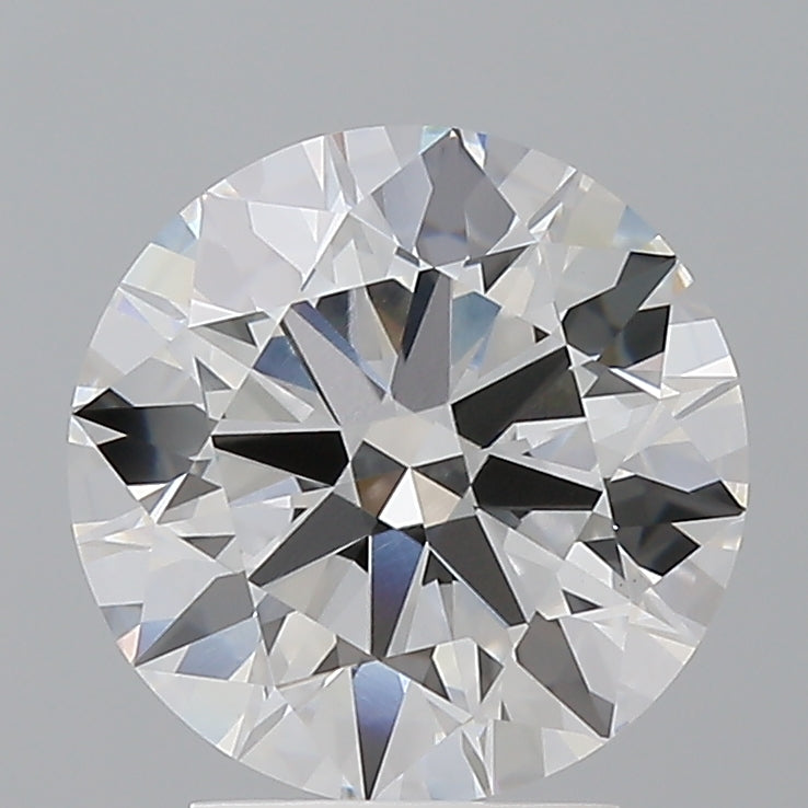 3.10 Carat Round Shaped, Ideal Cut, E Color, VVS2 Clarity, IGI Certified Lab Grown Diamond