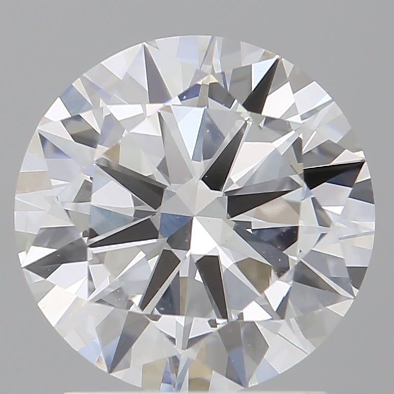1.95 Carat Round Shaped, Excellent Cut, E Color, VVS2 Clarity, IGI Certified Lab Grown Diamond