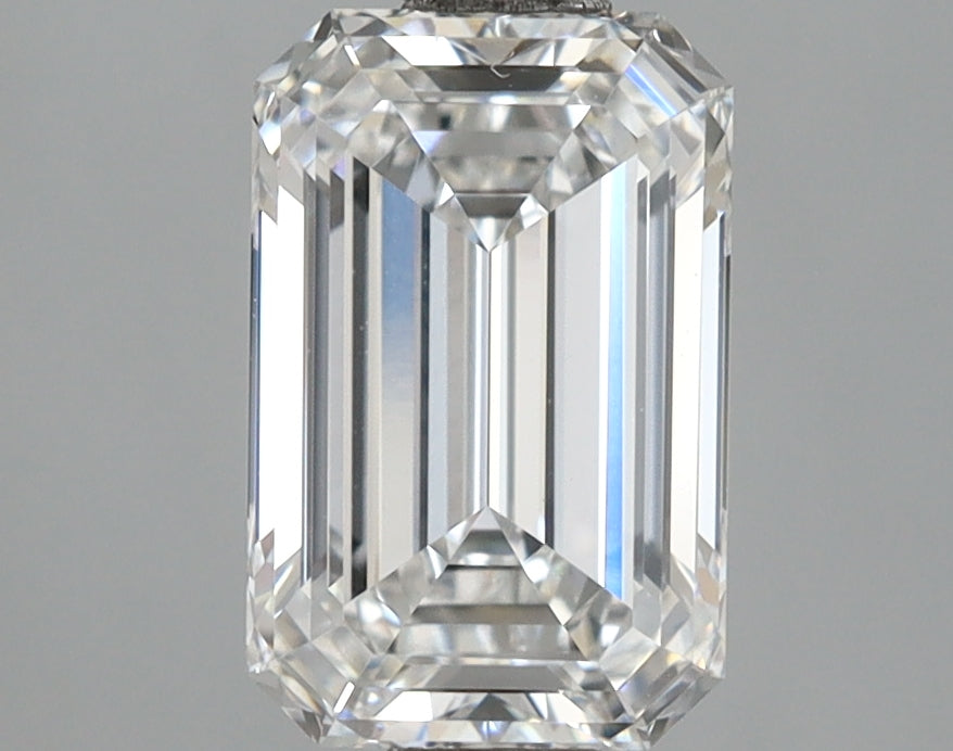 2.51 Carat Emerald Shaped, Ideal Cut, F Color, VVS2 Clarity, IGI Certified Lab Grown Diamond