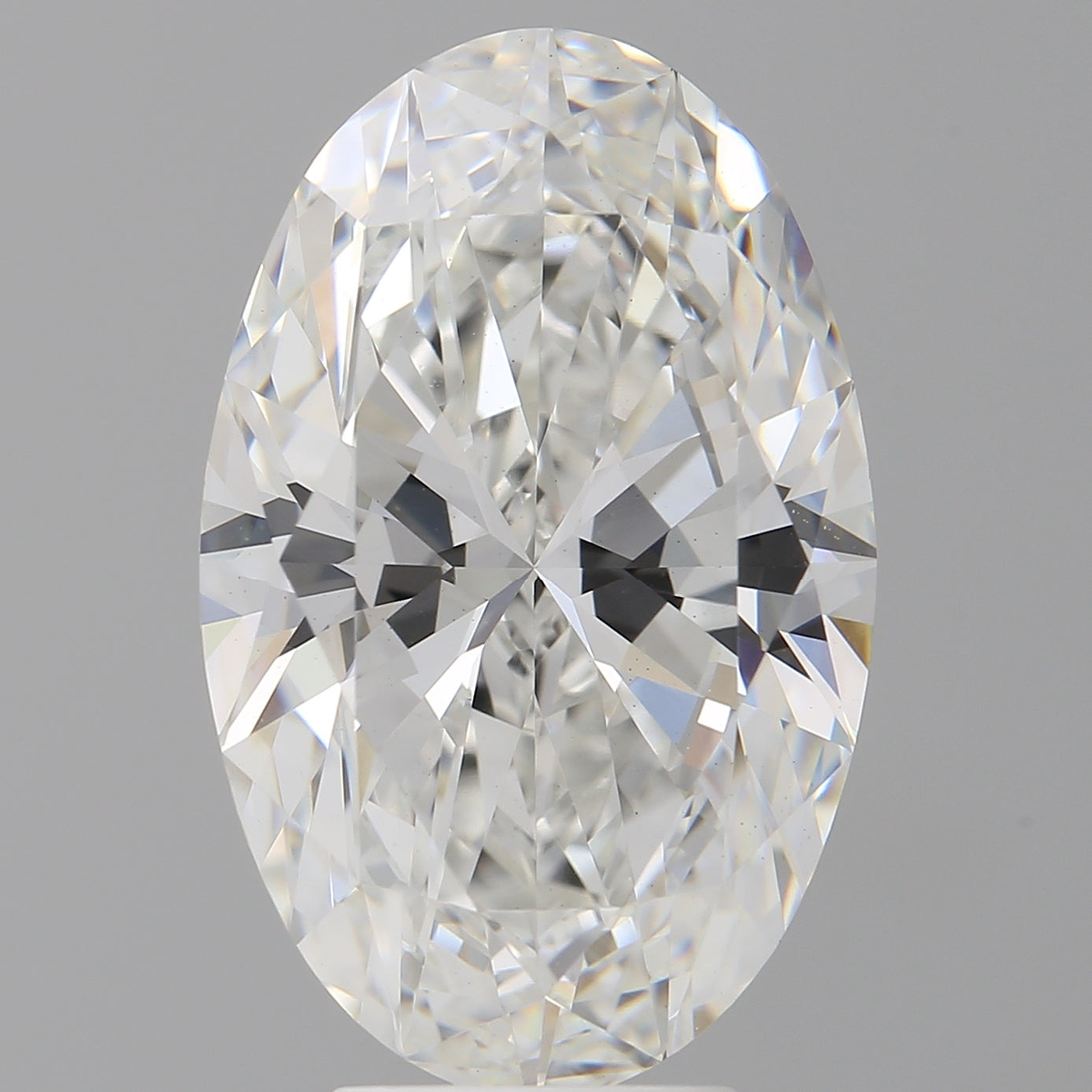 6.08 Carat Oval Shaped, Ideal Cut, F Color, VS1 Clarity, IGI Certified Lab Grown Diamond