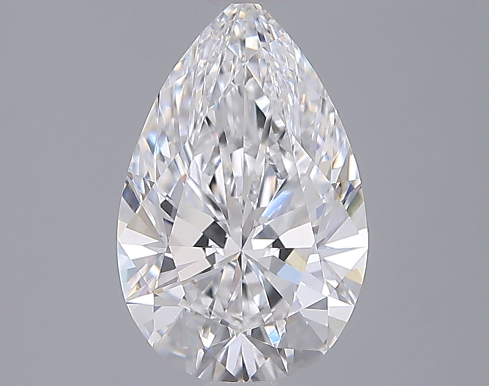 2.07 Carat Pear Shaped, Ideal Cut, D Color, VVS1 Clarity, IGI Certified Lab Grown Diamond