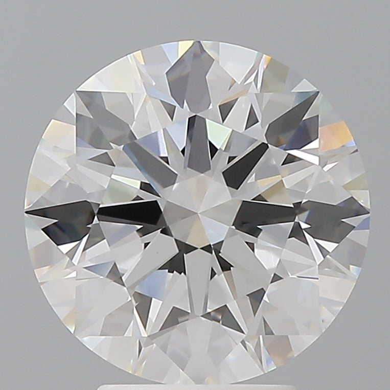 4.09 Carat Round Shaped, Ideal Cut, E Color, VVS2 Clarity, IGI Certified Lab Grown Diamond