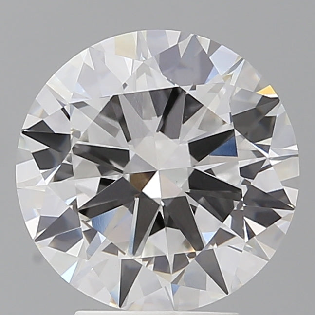 4.00 Carat Round Shaped, Excellent Cut, F Color, VVS2 Clarity, IGI Certified Lab Grown Diamond