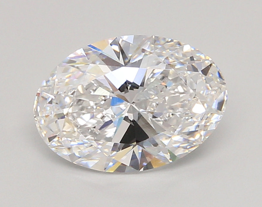 2.54 Carat Oval Shaped, Ideal Cut, D Color, VVS1 Clarity, IGI Certified Lab Grown Diamond