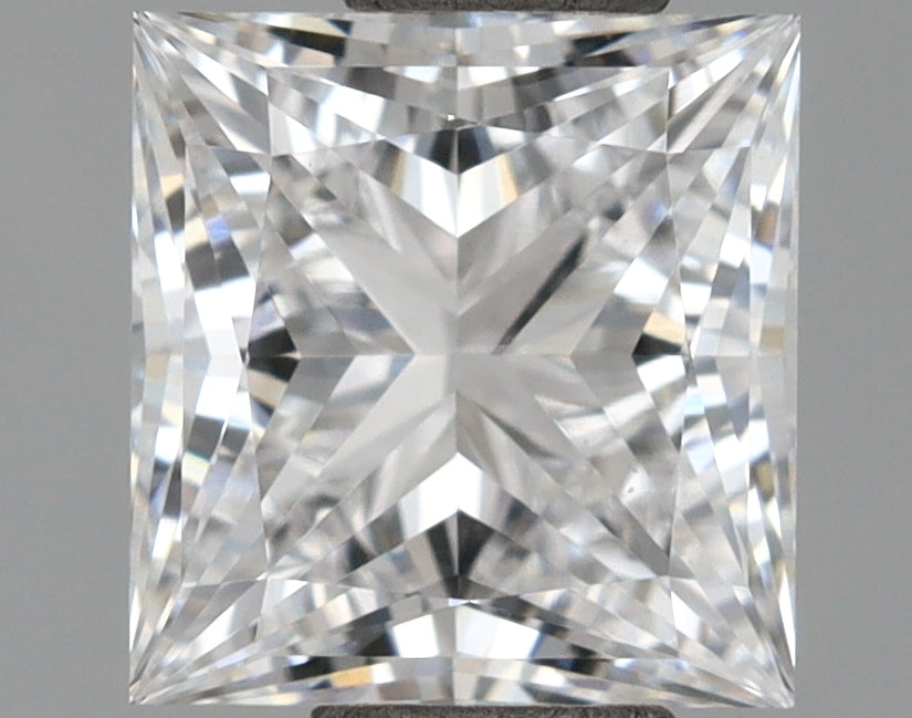 1.12 Carat Princess Shaped, Excellent Cut, E Color, IF Clarity, IGI Certified Lab Grown Diamond