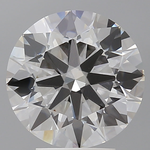 4.03 Carat Round Shaped, Ideal Cut, F Color, VVS2 Clarity, IGI Certified Lab Grown Diamond