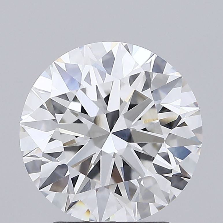 2.76 Carat Round Shaped, Ideal Cut, F Color, VVS2 Clarity, IGI Certified Lab Grown Diamond