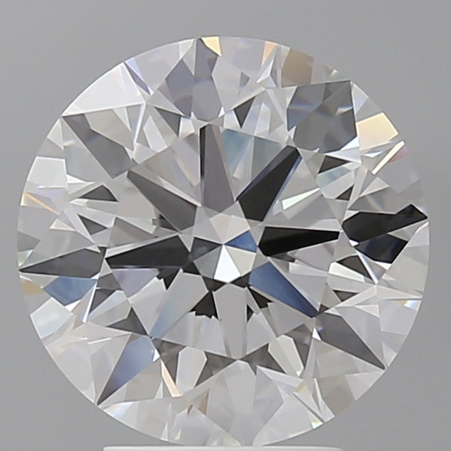 4.10 Carat Round Shaped, Ideal Cut, E Color, VVS2 Clarity, IGI Certified Lab Grown Diamond