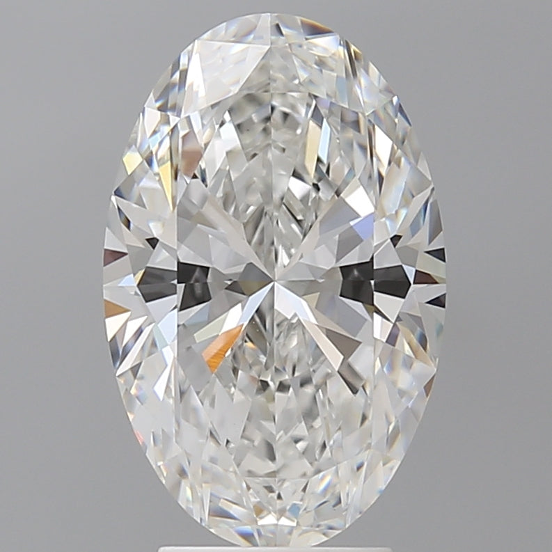 4.08 Carat Oval Shaped, Ideal Cut, E Color, VVS2 Clarity, IGI Certified Lab Grown Diamond