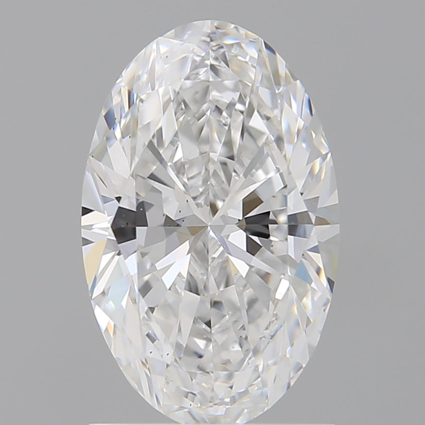 1.54 Carat Oval Shaped, Ideal Cut, D Color, VS1 Clarity, IGI Certified Lab Grown Diamond