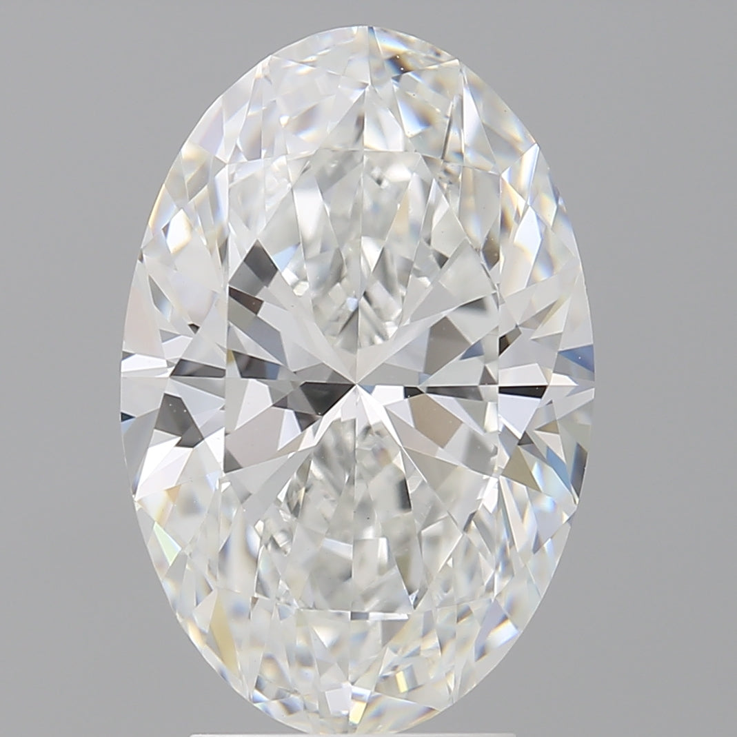 4.01 Carat Oval Shaped, Ideal Cut, E Color, VVS2 Clarity, IGI Certified Lab Grown Diamond