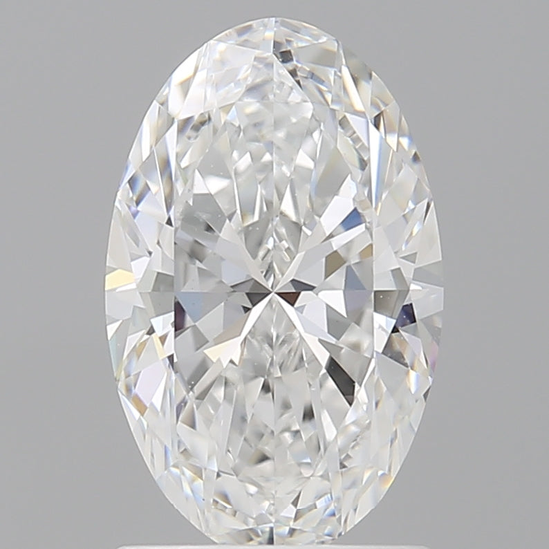 1.59 Carat Oval Shaped, Ideal Cut, E Color, VVS2 Clarity, IGI Certified Lab Grown Diamond