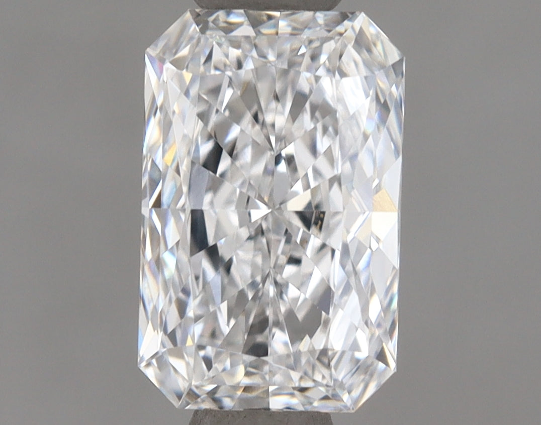 1.06 Carat Radiant Shaped, Excellent Cut, D Color, VVS1 Clarity, IGI Certified Lab Grown Diamond