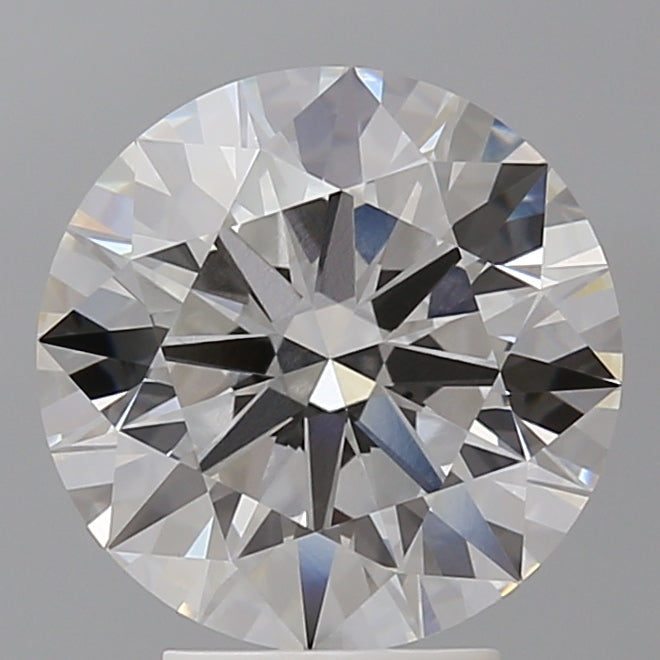 4.10 Carat Round Shaped, Ideal Cut, E Color, VVS2 Clarity, IGI Certified Lab Grown Diamond