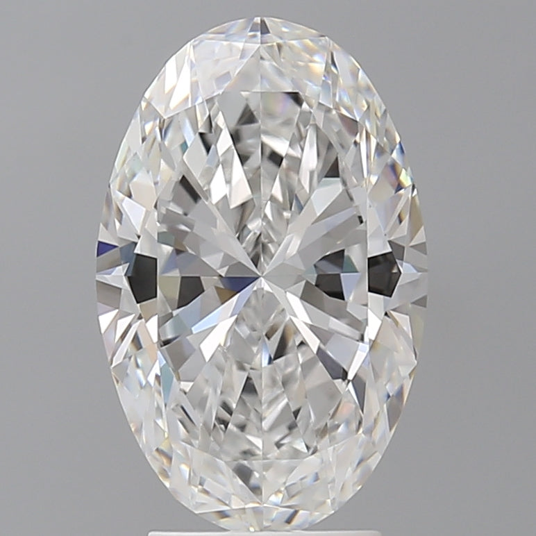 3.60 Carat Oval Shaped, Excellent Cut, E Color, VVS2 Clarity, IGI Certified Lab Grown Diamond