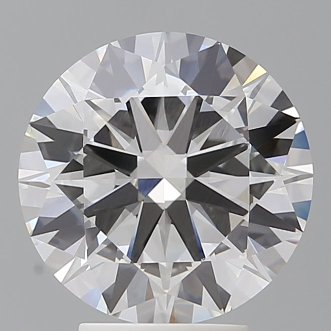 4.01 Carat Round Shaped, Excellent Cut, F Color, VVS2 Clarity, IGI Certified Lab Grown Diamond