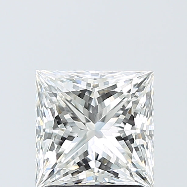 2.06 Carat Princess Shaped, Ideal Cut, F Color, VS1 Clarity, IGI Certified Lab Grown Diamond
