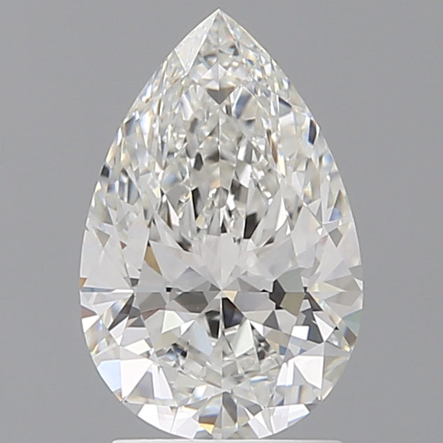 2.04 Carat Pear Shaped, Ideal Cut, F Color, VVS2 Clarity, IGI Certified Lab Grown Diamond