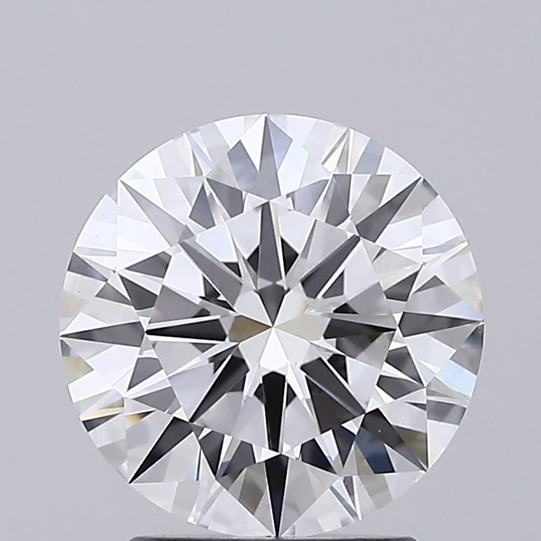 2.44 Carat Round Shaped, Ideal Cut, E Color, VVS2 Clarity, IGI Certified Lab Grown Diamond