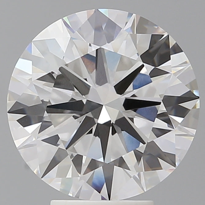5.01 Carat Round Shaped, Excellent Cut, F Color, VVS2 Clarity, IGI Certified Lab Grown Diamond
