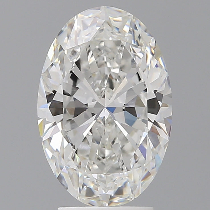 3.59 Carat Oval Shaped, Ideal Cut, E Color, VVS2 Clarity, IGI Certified Lab Grown Diamond