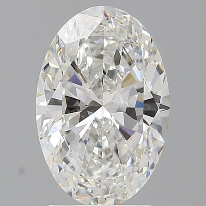 2.55 Carat Oval Shaped, Ideal Cut, F Color, VVS2 Clarity, IGI Certified Lab Grown Diamond