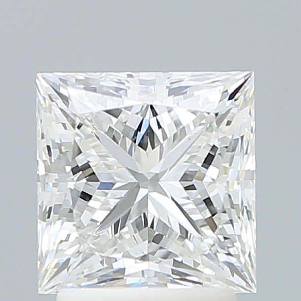 2.53 Carat Princess Shaped, Ideal Cut, E Color, VS1 Clarity, IGI Certified Lab Grown Diamond
