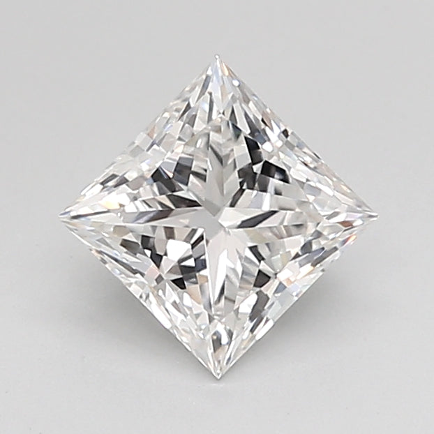 1.03 Carat Princess Shaped, Ideal Cut, E Color, VVS1 Clarity, IGI Certified Lab Grown Diamond