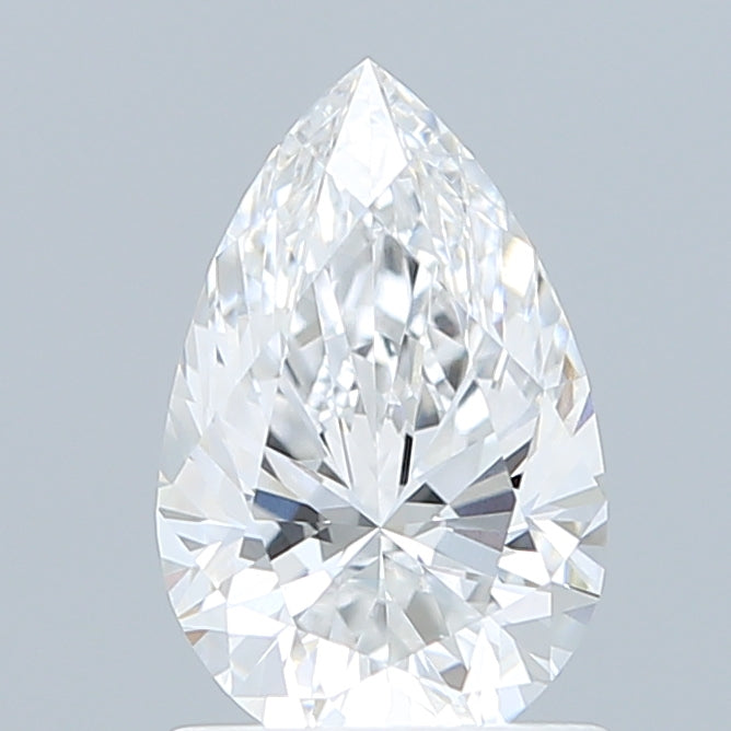 1.22 Carat Pear Shaped, Excellent Cut, D Color, VVS1 Clarity, IGI Certified Lab Grown Diamond