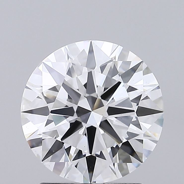 2.02 Carat Round Shaped, Ideal Cut, F Color, VS1 Clarity, IGI Certified Lab Grown Diamond