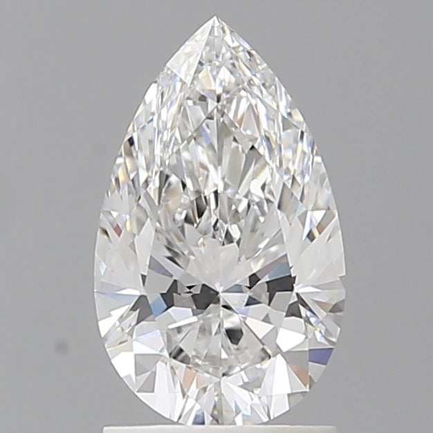1.59 Carat Pear Shaped, Ideal Cut, E Color, VVS2 Clarity, IGI Certified Lab Grown Diamond