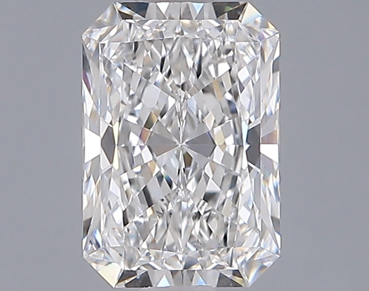 1.56 Carat Radiant Shaped, Ideal Cut, E Color, VVS2 Clarity, IGI Certified Lab Grown Diamond