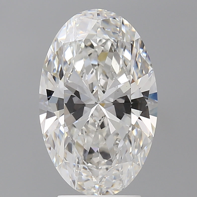 3.56 Carat Oval Shaped, Ideal Cut, E Color, VVS2 Clarity, IGI Certified Lab Grown Diamond