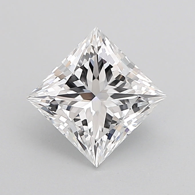 1.01 Carat Princess Shaped, Ideal Cut, D Color, VVS1 Clarity, IGI Certified Lab Grown Diamond