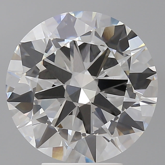5.02 Carat Round Shaped, Excellent Cut, F Color, VVS2 Clarity, IGI Certified Lab Grown Diamond