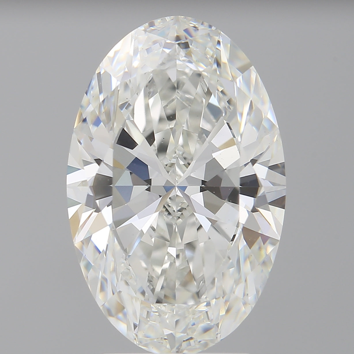 4.10 Carat Oval Shaped, Ideal Cut, F Color, VVS2 Clarity, IGI Certified Lab Grown Diamond