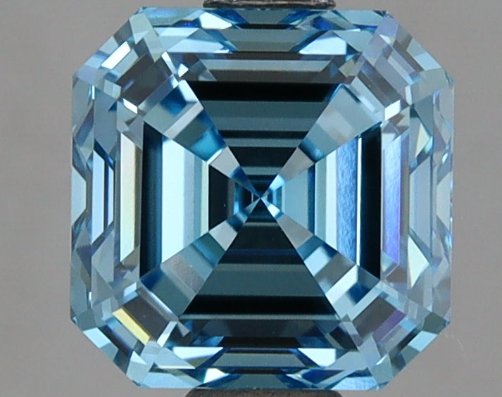2.02 Carat Asscher Shaped, Excellent Cut, VVS2 Clarity, IGI Certified Lab Grown Diamond