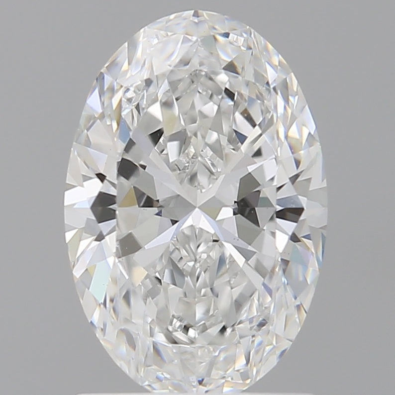1.57 Carat Oval Shaped, Ideal Cut, E Color, VS1 Clarity, IGI Certified Lab Grown Diamond