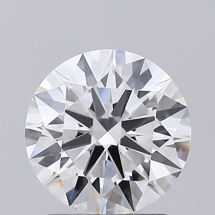 1.52 Carat Round Shaped, Ideal Cut, D Color, VVS2 Clarity, IGI Certified Lab Grown Diamond