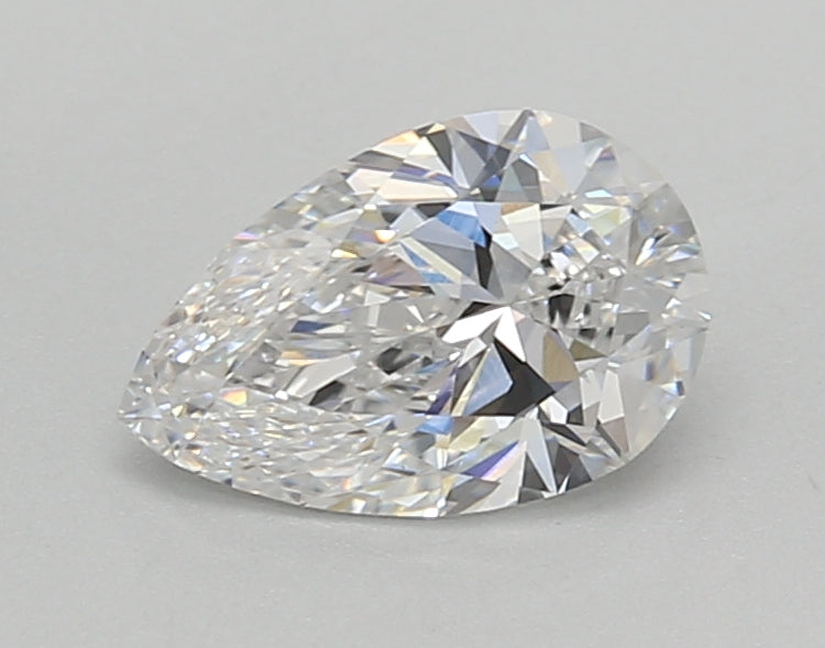 1.00 Carat Pear Shaped, Very Good Cut, D Color, VVS2 Clarity, IGI Certified Lab Grown Diamond