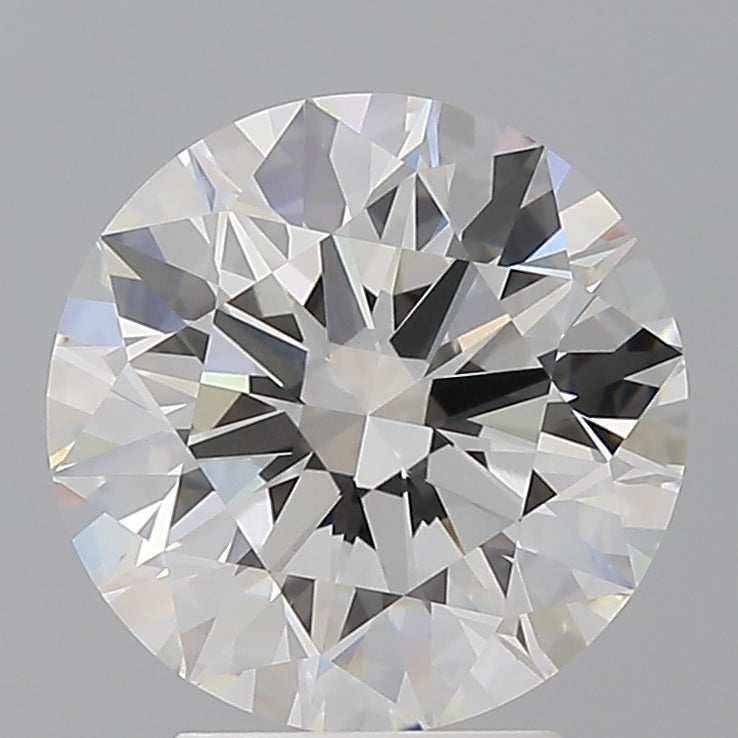 3.53 Carat Round Shaped, Ideal Cut, F Color, VVS2 Clarity, IGI Certified Lab Grown Diamond