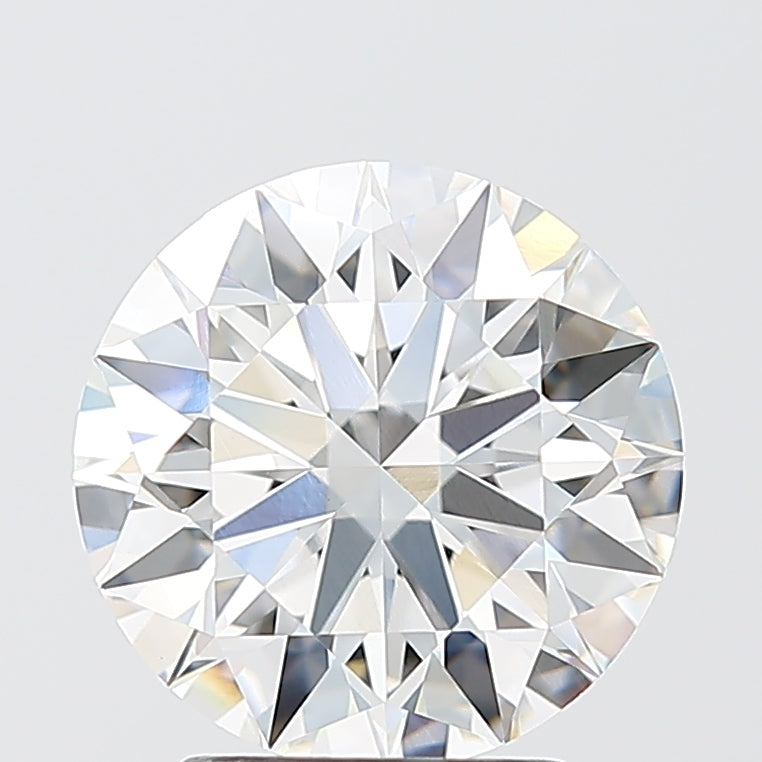 3.10 Carat Round Shaped, Ideal Cut, F Color, VVS2 Clarity, IGI Certified Lab Grown Diamond