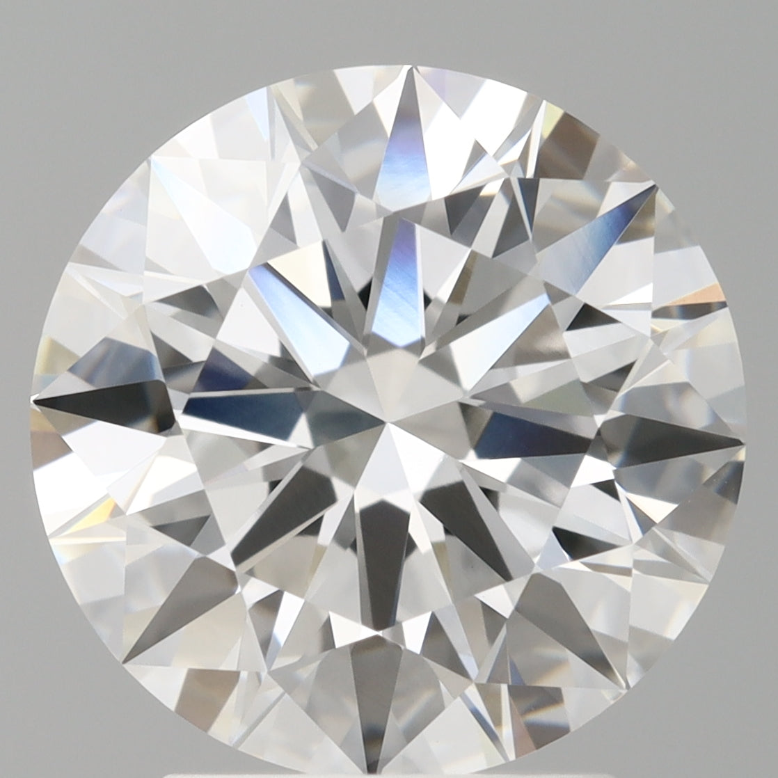 3.04 Carat Round Shaped, Ideal Cut, E Color, VVS2 Clarity, IGI Certified Lab Grown Diamond