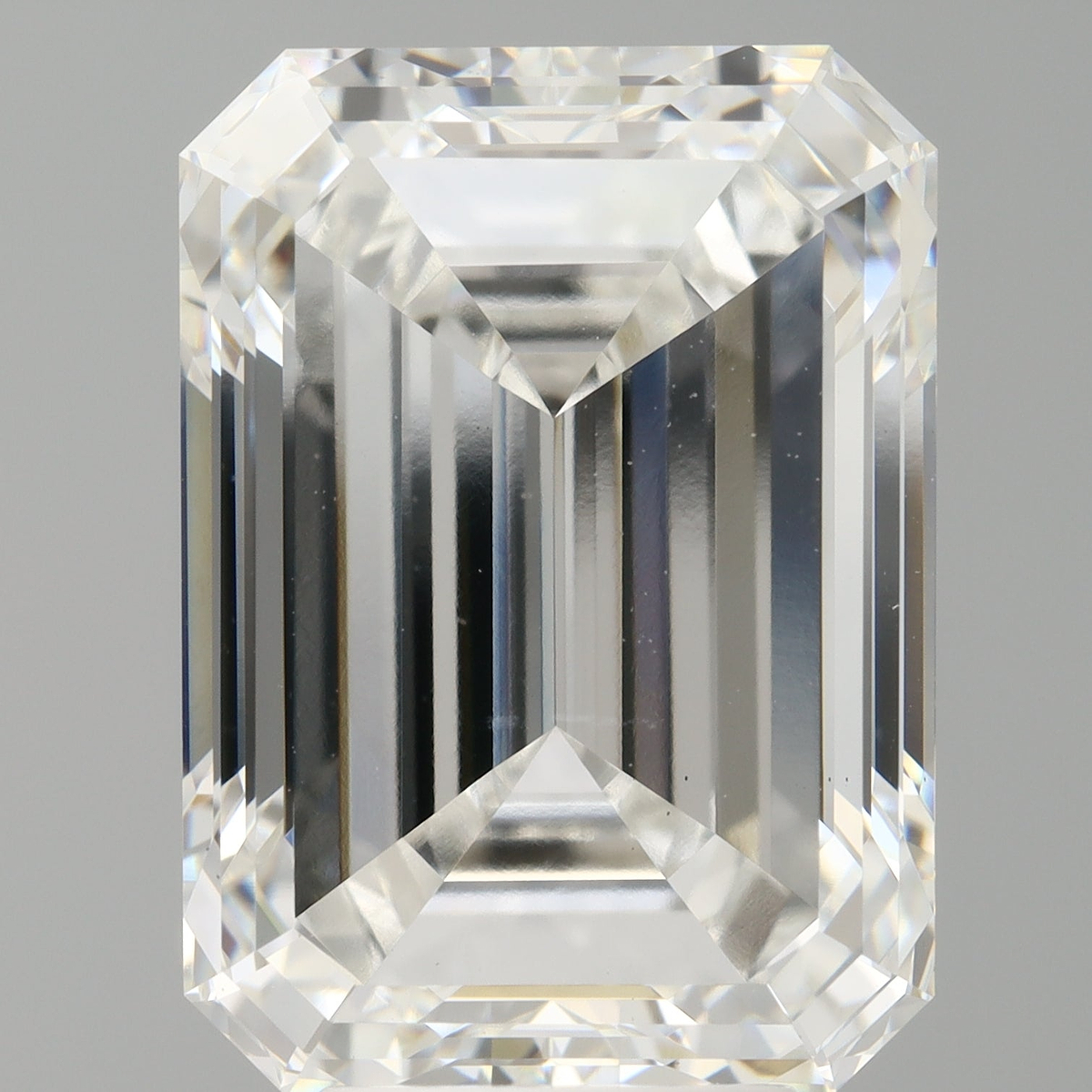 7.02 Carat Emerald Shaped, Excellent Cut, F Color, VS1 Clarity, IGI Certified Lab Grown Diamond