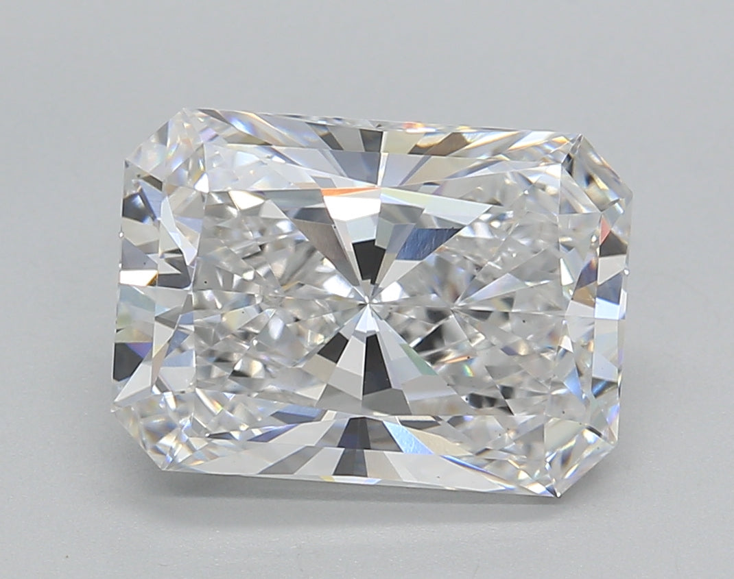 4.02 Carat Radiant Shaped, Excellent Cut, E Color, VS1 Clarity, IGI Certified Lab Grown Diamond
