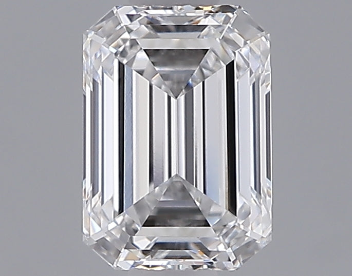 1.02 Carat Emerald Shaped, Ideal Cut, D Color, VVS1 Clarity, IGI Certified Lab Grown Diamond