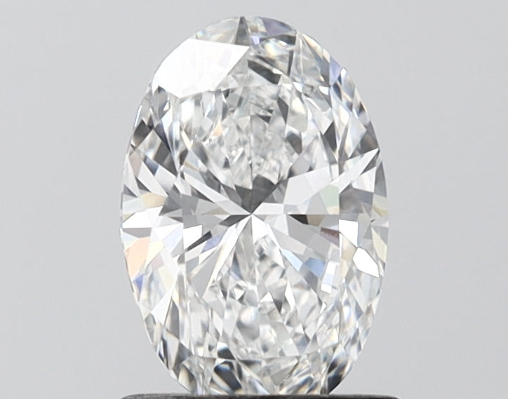 1.06 Carat Oval Shaped, Ideal Cut, D Color, VVS2 Clarity, IGI Certified Lab Grown Diamond